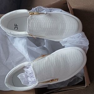 Just Fab Women's White Sneakers